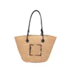 Saco de praia de verão bolsa de ombro bolsa de ombro loe designer sacola mão tecido axila tote grande capacidade saco de compras moda feminina sacos