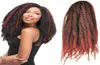 Marley trança 18 polegada afro kinky encaracolado extensão do cabelo sintético afro encaracolado tranças de crochê cabelo tecer brasil bolote4166659