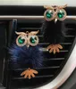 Crystal Owl Car Air odświeżacz Auto Perfume Perfume Clip Wewnętrzne Akcesoria Wewnętrzne wentylację Solidna zapach Dyfuzor 2982709