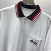 2New Fashion London England Polos قمصان رجال المصممين البولو القمصان في الشارع العالي الطباعة Tirt Men Summer Cotton Thirtsq217