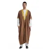 Vêtements ethniques Jubba Thobe pour hommes Abaya Kimono islamique Jubbas Thobes longue robe saoudienne musulmane vêtements d'extérieur Caftan Jubah Dubaï arabe Dressing