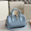 Kvinnor Retiro kudde totes Haze Blue Bags Handväska Luxurys Designers Shouder Crossbody Bag Messenger Ladies Handväskor med guldkedja 20 cm