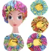 Enfants Filles Nuit Sommeil Cap Satin Élastique Bande Afrique Bonnet Chapeau Pour Soins Des Cheveux Tête Couverture Ajuster La Perte De Cheveux Chapeau Bonnets Skullies7308516