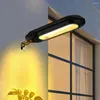 Lampada da parete 18led luci solari angolo regolabile esterno per decorazione cortili giardino recinzione cortile