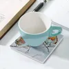 Table Mats Robin And Wren Ceramic Coasters (Square) White For The Kitchen Accessories Funny Drinks Aesthetic