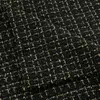 Tweed Tyg Plaid Stripes vävda ullkläder handgjorda väska DIY -tyg per halv meter 240220