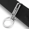 Keychains Durable Keychain Stainless Steel Car Key Ring Holder For Men Women Chain High Quality Carabiner Belt Hanging Gift Idea