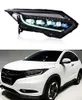 Honda HRV Vezel Headlight 2015-2019 Turn SignalデュアルビームライトプロジェクターレンズのLEDデイタイムランニングヘッドランプ