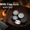 Beyblades Metal Fusion ACEdc Mini Nano Milk Coin Haptic Coins Fidget Toys Engraving New Metal Toy Decompression Toy EDC Gyro Tide Play Gift L240304