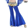 Bühnenkleidung Damen Bauchtanzhose Pailletten Schlaghose Spitze Chiffon Prinzessin Bollywood Kostüm
