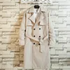 Koreaanse Mode Lente Trenchcoat Heren Windjack Trenchcoat Mannen Smart Casual Losse Lange Overjas Streetwear Big Size 5XL 240304