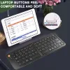 Клавиатуры Mini Bluetooth складной клавиатуры портативная складная беспроводная клавиатура для iOS/Android/Windows планшет