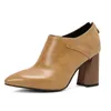 Scarpe eleganti Primavera Donna Décolleté Stivaletti Tacchi alti Donna Punta a punta PU Pelle Donna Botas Mujer WSH5041