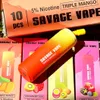 Оптовая продажа Savage Cola Bottle Puff 8000 5% Nic Склад ЕС Электронная сигарета Ручка для кальяна Одноразовая вейп