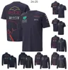 T-shirts pour hommes T-shirts de formule 1 Polos de l'équipe F1 T-shirt 2023 Été Nouveaux fans de course Sports extrêmes en plein air T-shirt de spectateur F1 Sweat à capuche zippé