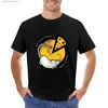 Men's T-Shirts Rat In The Moon (Will Wood) T-shirt aesthetic clothes blanks summer clothes plain t shirts men L240304