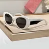 Svartgrå skuggade solglasögon 03ws för kvinnliga nyanser lunetter de soleil lyxglasögon occhiali da sole uv400 glasögon