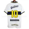 Maradona Boca Juniors Retro Soccer Jerseys Roman Caniggia Riquelme Palermo Football Shirts Maillot Camiseta de Futbol 81 82 95 96 97 98 99 00 1992 1994 1999 1981 1982