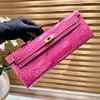 10s Top Handmade Tasche Bag Designer Bag Tote klassisches Noble 31 cm mit importierter Original -Krokodilhaut mit Klopfen mit Box