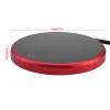 Tools Electric Cup Warmer Pad Desktop Tea Coffee Milk Mug Heater Coaster Tray 220240V(Red EU Plug) Aluminum