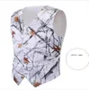 immagine reale camo bianco gilet da caccia sposo gilet da smoking mimetico rovere muschioso solo gilet da sposa mimetico da uomo gilet da caccia formale mimetico4095081