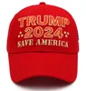 Trump 2024 Cap Save America Hafted Baseball Hat z regulowanym paskiem 586QH