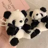 Hair Clips Creative Cartoom Harajuku 3d Plush Panda Pearl Fashion Band For Women Sweet Cool Aesthetic Kawaii Female Hairwear