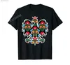 T-shirts pour hommes 2022 Summer Polonais Eagle Pologne Drapeau T-shirt pour hommes Femmes Unisexe T-shirt Tops 100% T-shirts en coton L240304