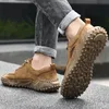 Mode Heren Dames Mesh Loopschoenen Leer Zacht Comfort Zwart Wit Bruin Donkergrijs Rood Beige Roze Groen Heren Trainers Sport Sneakers GAI