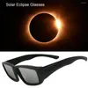 Gafas de sol 2/3/6 piezas Gafas de eclipse solar Bloque de visualización de seguridad Luz UV dañina Ligero Translúcido Observación directa del sol