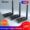 Control 15PCS SONOFF ZB Dongle Plus USB Zigbee Gateway Analyzer Zigbee 2MQTT Interface Capture with Antenna Works Sonoff Zigbee Series