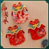 Vêtements de chien Tang costume printemps et été mince animal de compagnie chinois Han Teddy ours amer année mariage robe rouge chat