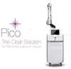 Оригинальное качество PicoSecond Лазерная машина для удаления татуировок Вертикальный Q-переключатель Nd Yag Lazer Оборудование для удаления веснушек Picolaser 755 1064 532 Косметическая машина