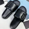 Luxury Designer Shoes Bubble Casual Shoe European Style Triangle Slippers Men & Woman Size Thick Bottom Flat Slides Pillow Comfort Soft Lady Sandals High Heel 35-40