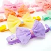 Dog Apparel 50pcs Fashion Lace Bowties Cute Pet Cat Bow Tie For Collar Dogs Pets Grooming Products Supplies FY8654 G0306