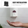 Liquid Soap Dispenser 2 Pcs Tray Hand Bracket Wash Your Phone Abs Shower Containers Drip Wall