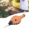 Soffiatori Strumenti per caminetti domestici Soffietti manuali per esterni Soffietto per fuoco in legno Soffiatore per barbecue Decorazione da parete per caminetto da campeggio