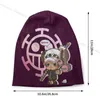 Berets One Piece Monkey D Luffy Zoro Skullies Beanies Caps Tony Chopper Trafalgar Law Chapéu Fino Outono Bonnet Chapéus Homens Mulheres Cap