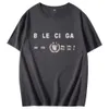 Designer di lusso Balencigas Classic Program Charity Puro cotone Coppia Girocollo Mezza manica ampia T-shirt di marca di moda Versatile per uomo e donna