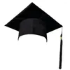 Bogaretas Bacharelado High School Graduação Hat 2024 DeCors Initências para estudantes Headwear