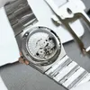 Herenhorloge Mechanisch 8500 Beweging Herenhorloges Super 38MM Lichtgevend Waterdicht Saffierkristal Terug Mode Herenhorloge