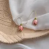 Boucles d'oreilles pendantes tulipe, Design Unique, accessoire tendance, bijoux de déclaration pour Occasions spéciales, Style Vintage, doux et romantique