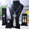 Ketting Oorbellen Set Missvikki Prachtige Luxe Parels Armband Ring Charm DIY Kubieke Zirkoon Party Show Gift Accessoires