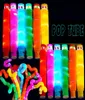 feestspeelgoed Flitsbalgventilatie LED-licht waterpijpbuis s lichtgevende telescopische buis2681101