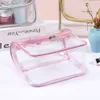 PVC Transparent Makeup For Women's Instagram Style Portable Waterproof Travel Storage Wash Bag 264265