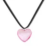 Pendentif Colliers Résine Coeur Collier Bijoux Cadeau De Fête Pour Hommes Femmes Dropship