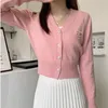 Cardigan lavorati a maglia casual di design da donna primavera autunno nuovissimi maglioni bianchi da ragazza si adattano a una giacca di felpa calda, morbida e versatile