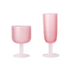 Wine Glasses Creative Sunset Goblet Orange Pink Frosted Glass Red Party Water To Give A Friend Gift