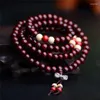 Strand 1 Pcs 108 Beads 8mm Natural Sandalwood Buddhist Buddha Wood Prayer Bead Unisex Men Bracelets & Bangles Jewelry