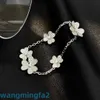 2024Jewelry Designer Vans Four-Leaf Clover Bracelet Four Leaf Gras